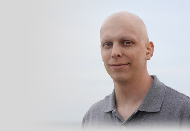 Business owner, Sam-working with a serious illness
